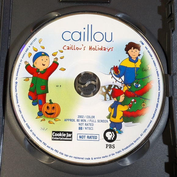 Caillou: Caillou's Holidays (DVD, 2002) - Picture 5 of 7